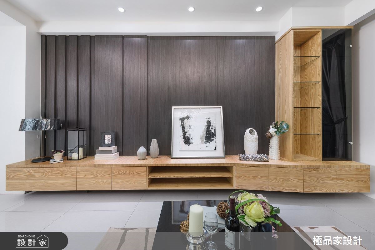 30坪新成屋(5年以下)＿休閒風客廳案例圖片＿極品家設計＿極品家_14之3
