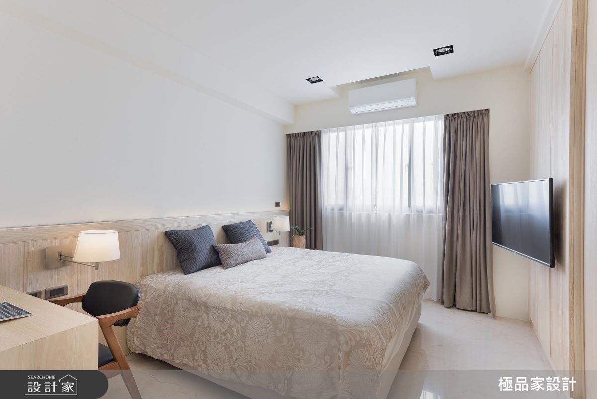 60坪新成屋(5年以下)＿簡約風臥室案例圖片＿極品家設計＿極品家_15之13