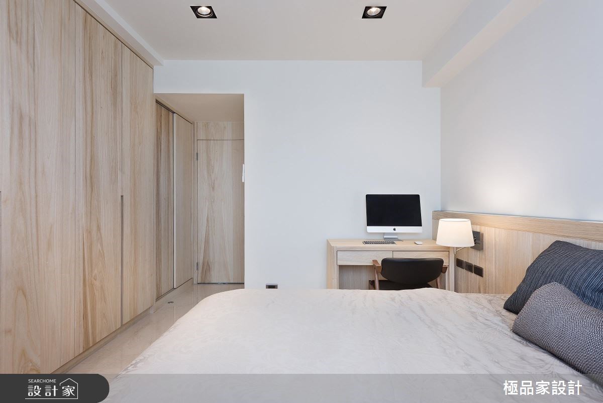 60坪新成屋(5年以下)＿簡約風臥室案例圖片＿極品家設計＿極品家_15之14