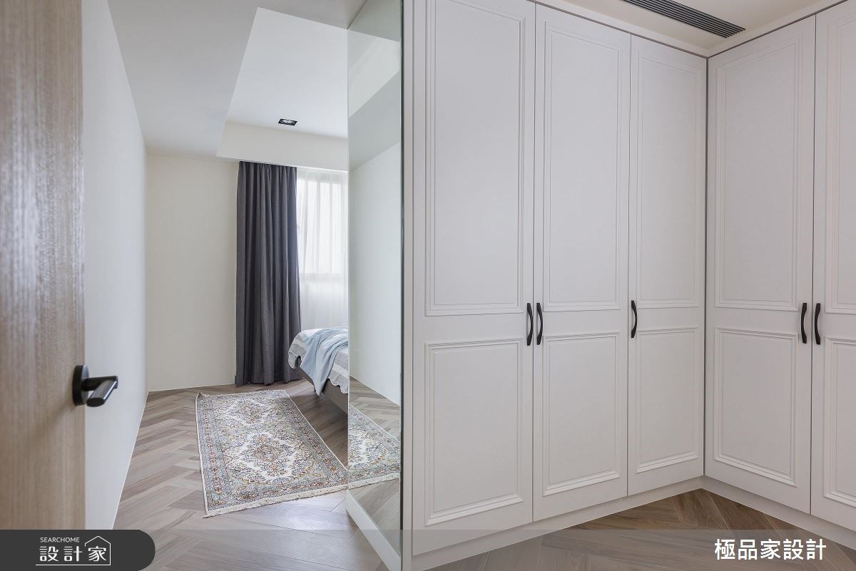 60坪新成屋(5年以下)＿簡約風臥室更衣間案例圖片＿極品家設計＿極品家_15之21