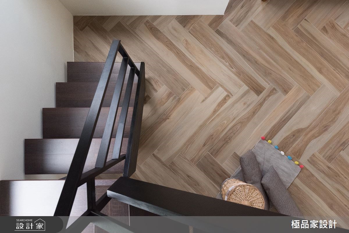 60坪新成屋(5年以下)＿簡約風臥室樓梯案例圖片＿極品家設計＿極品家_15之25