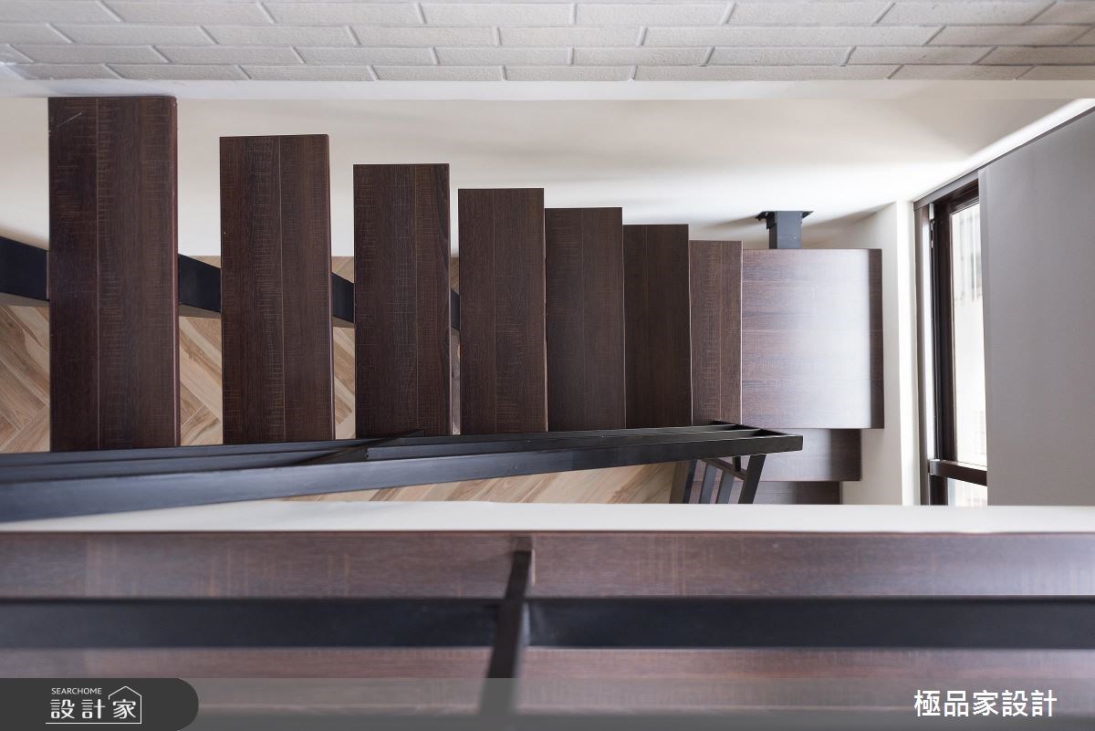 60坪新成屋(5年以下)＿簡約風樓梯案例圖片＿極品家設計＿極品家_15之26