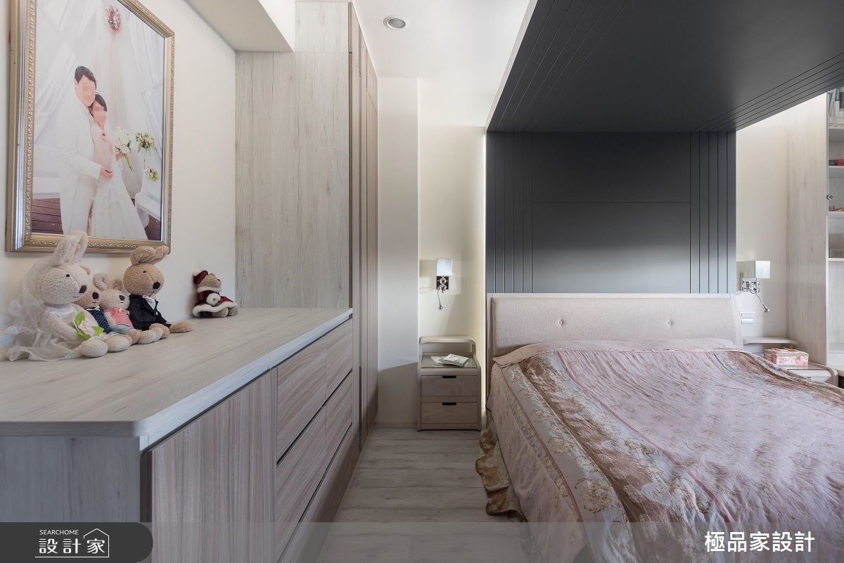 40坪老屋(16~30年)＿現代風臥室案例圖片＿極品家設計＿極品家_16之6