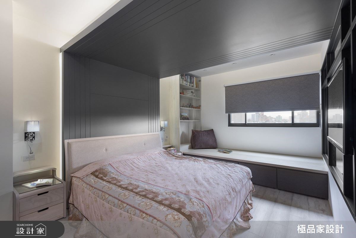 40坪老屋(16~30年)＿現代風臥室案例圖片＿極品家設計＿極品家_16之8