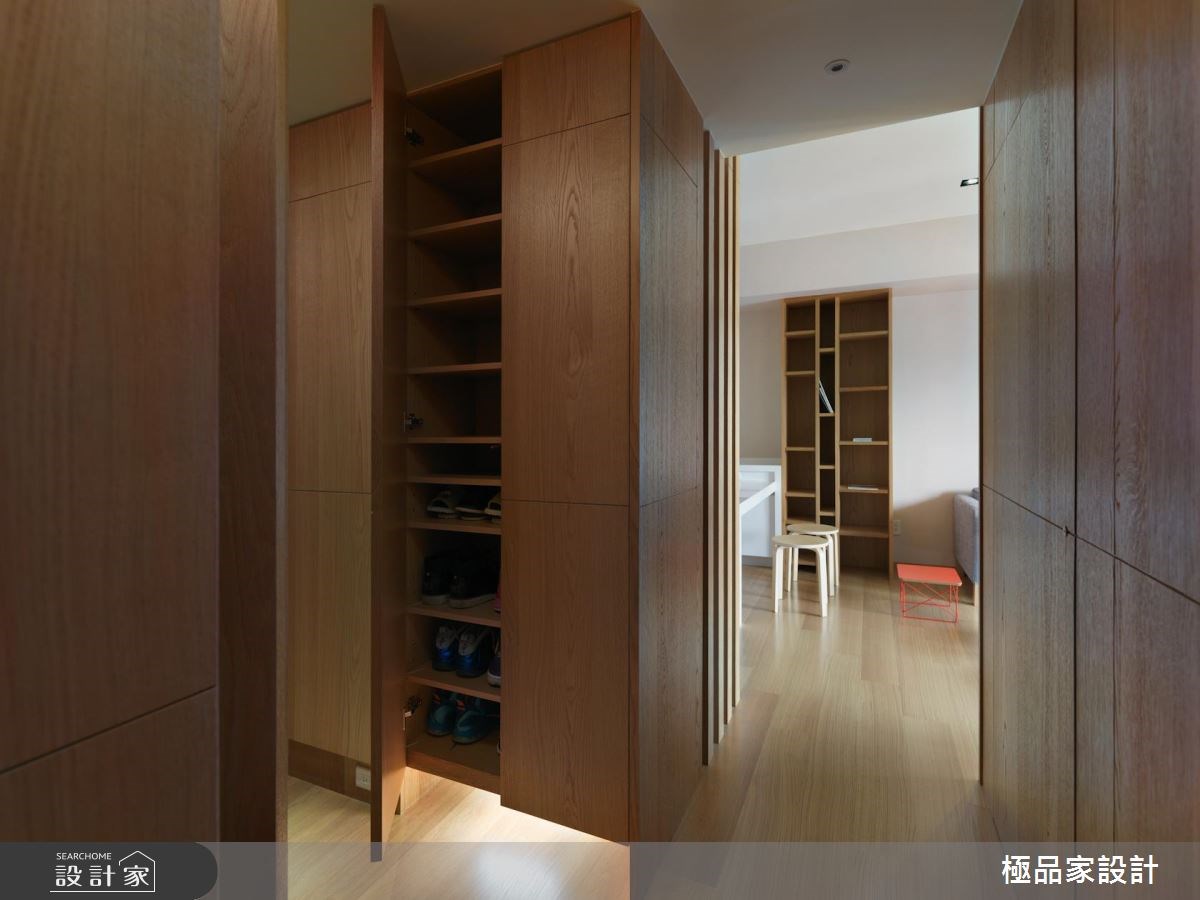 12坪新成屋(5年以下)＿北歐風玄關案例圖片＿極品家設計＿極品家_20之1