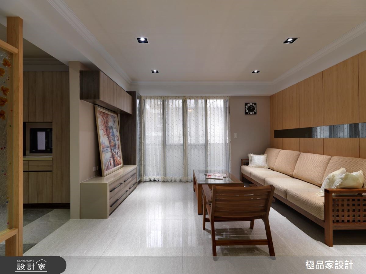 30坪老屋(16~30年)＿休閒風客廳案例圖片＿極品家設計＿極品家_21之1