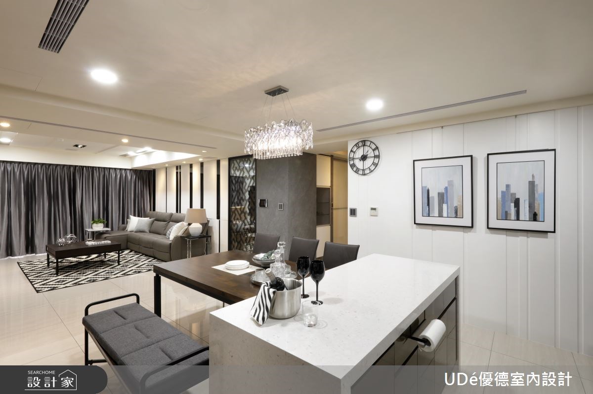 60坪新成屋(5年以下)＿混搭風客廳餐廳廚房案例圖片＿優德室內設計 X 日金空間設計＿日金_01之9