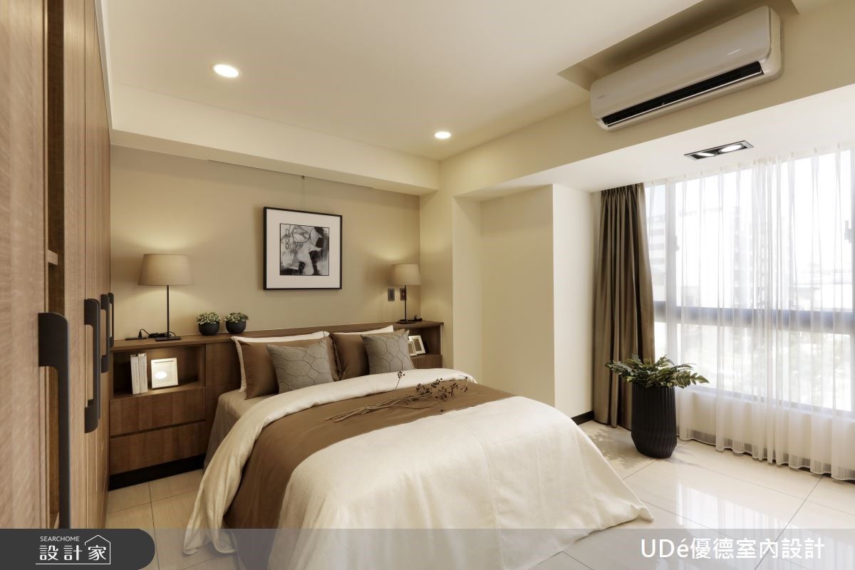 60坪新成屋(5年以下)＿混搭風臥室案例圖片＿優德室內設計 X 日金空間設計＿日金_01之15