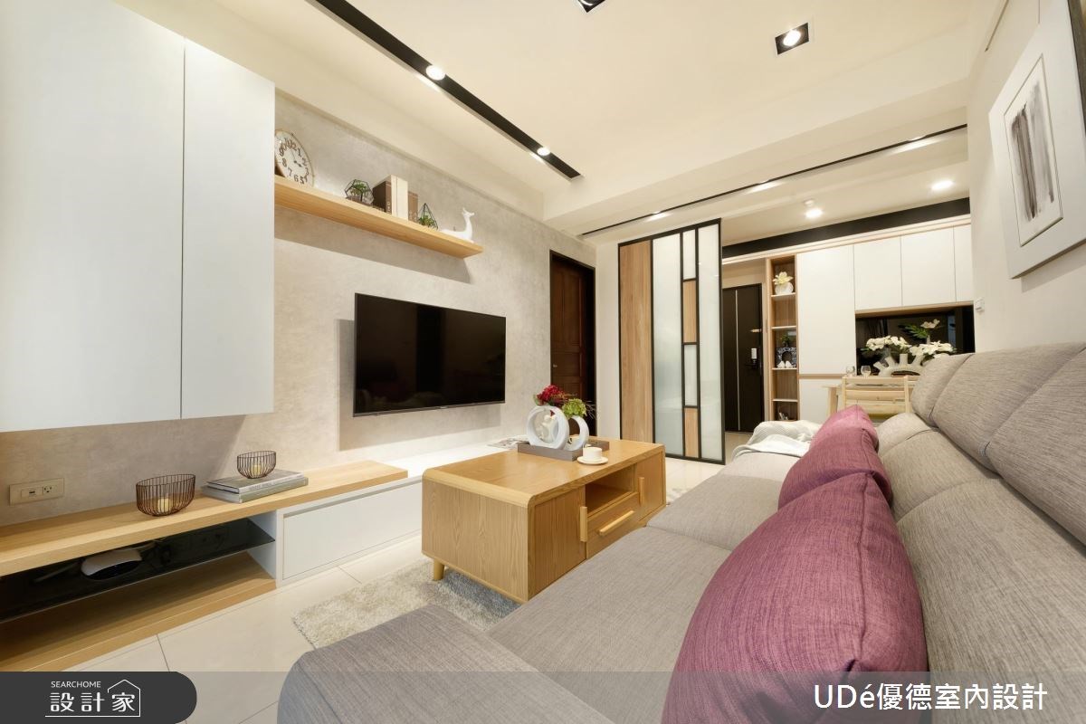 20坪新成屋(5年以下)＿北歐風客廳案例圖片＿優德室內設計 X 日金空間設計＿日金_02之3