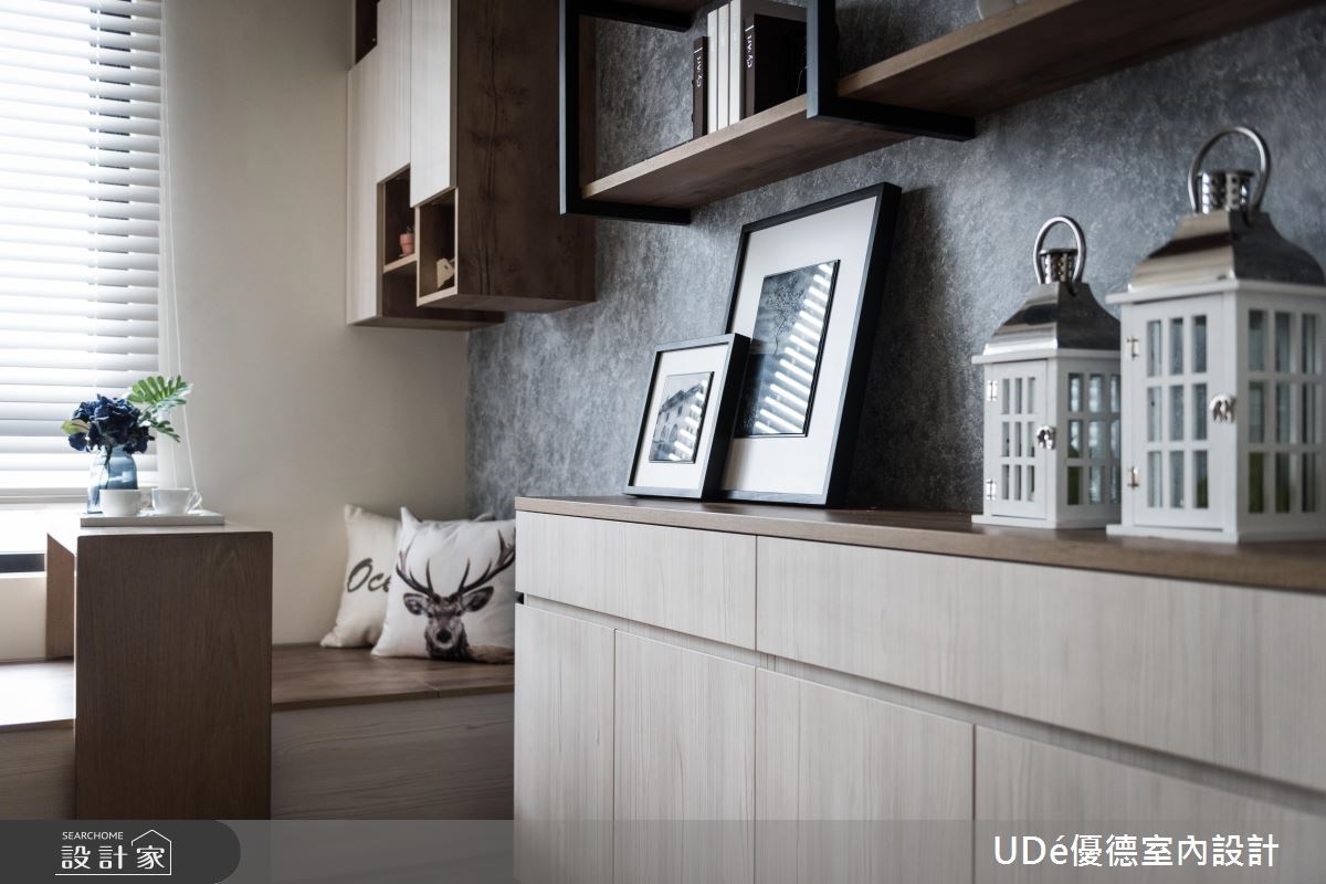 30坪新成屋(5年以下)＿混搭風書房工作區案例圖片＿優德室內設計 X 日金空間設計＿日金_慕光【Twilight】之11