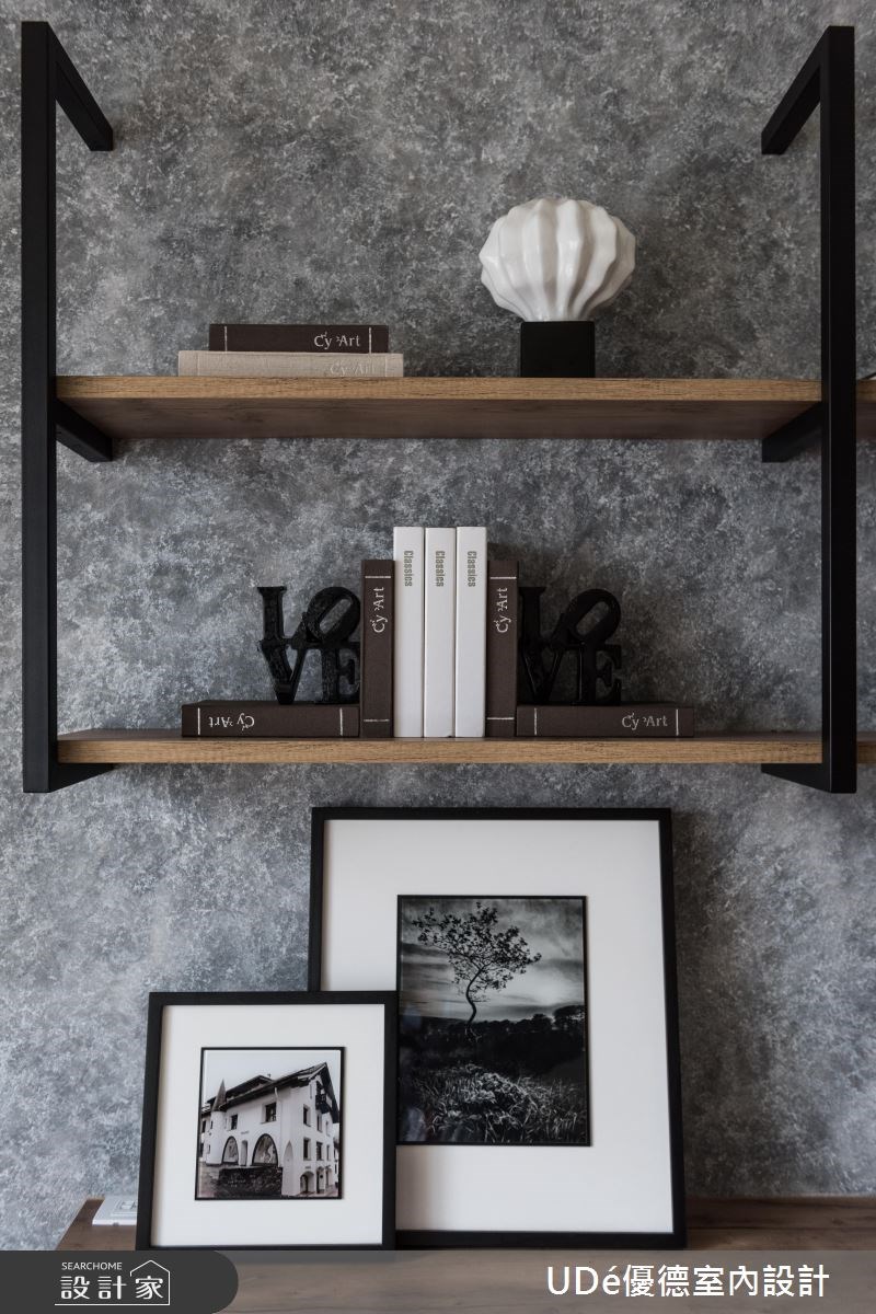 30坪新成屋(5年以下)＿混搭風書房工作區案例圖片＿優德室內設計 X 日金空間設計＿日金_慕光【Twilight】之12