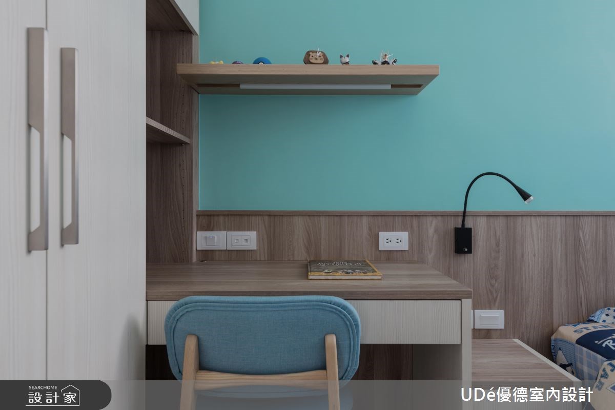 30坪新成屋(5年以下)＿混搭風兒童房兒童房案例圖片＿優德室內設計 X 日金空間設計＿日金_慕光【Twilight】之17