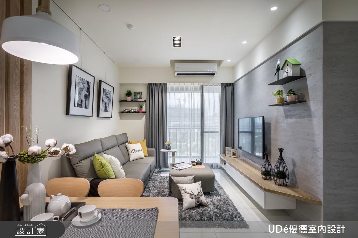 20坪新成屋(5年以下)＿北歐風客廳餐廳案例圖片＿優德室內設計 X 日金空間設計＿日金_享日光【Enjoy the sunshine】之2