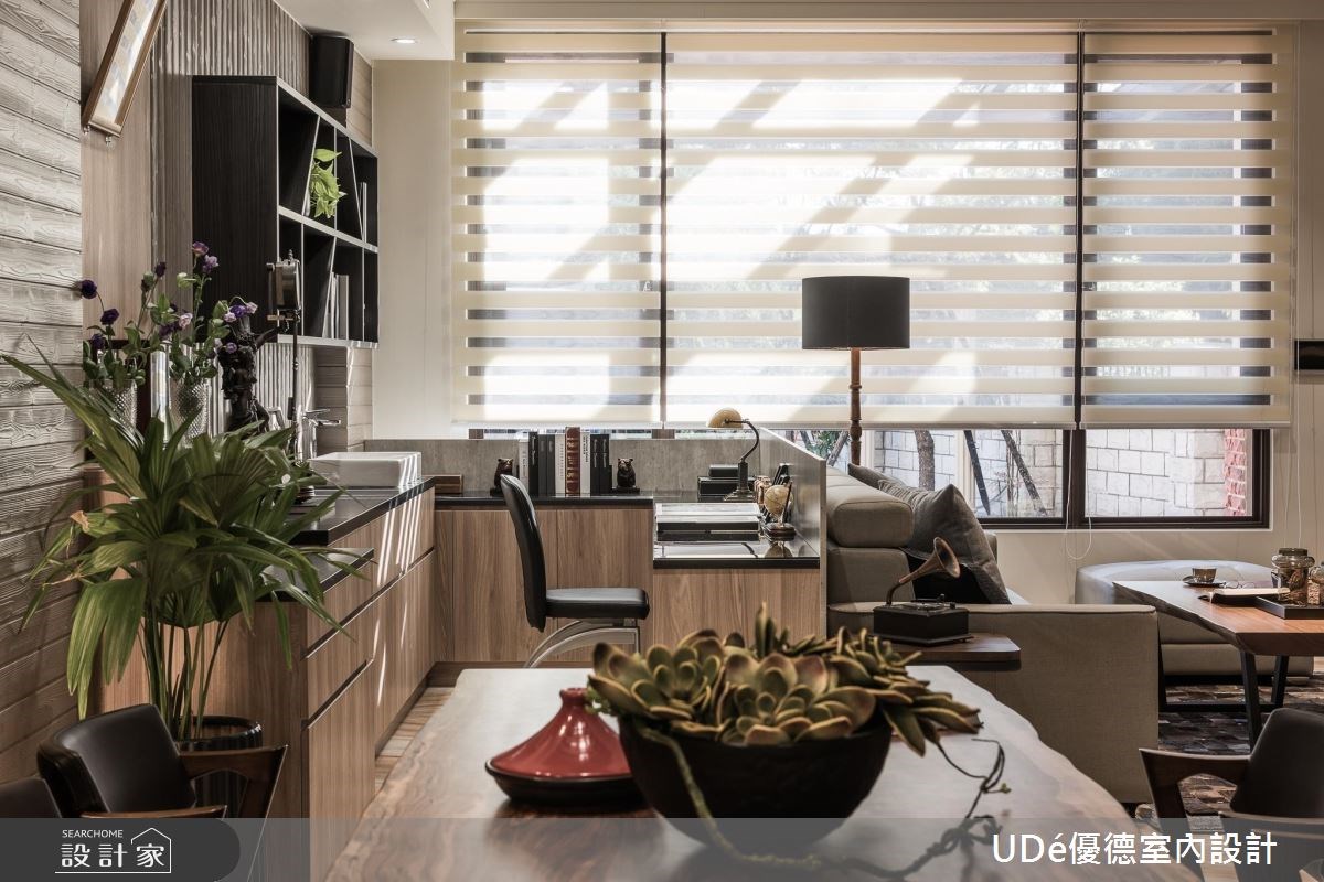 70坪新成屋(5年以下)＿混搭風客廳餐廳書房工作區案例圖片＿優德室內設計 X 日金空間設計＿優德_謙華【Gorgeous Humility】之7