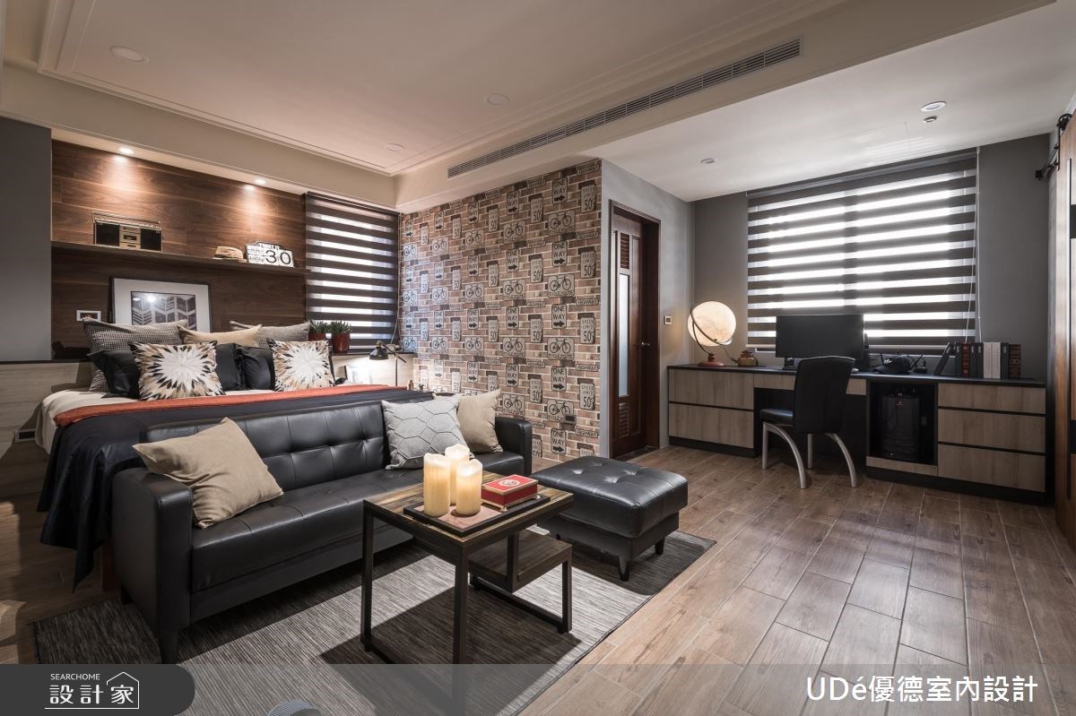 70坪新成屋(5年以下)＿混搭風臥室書房工作區案例圖片＿優德室內設計 X 日金空間設計＿優德_謙華【Gorgeous Humility】之17