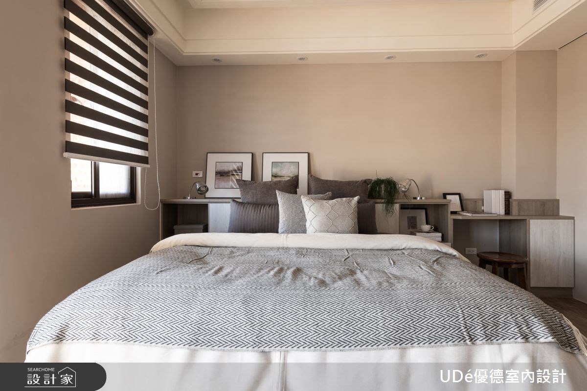 70坪新成屋(5年以下)＿混搭風臥室案例圖片＿優德室內設計 X 日金空間設計＿優德_謙華【Gorgeous Humility】之27