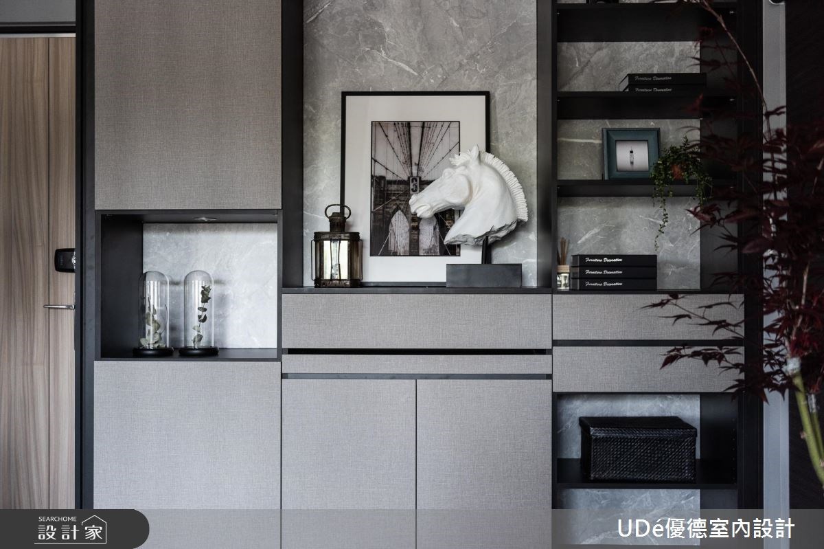 40坪新成屋(5年以下)＿混搭風玄關案例圖片＿優德室內設計 X 日金空間設計＿優德_純華【Simple but elegant】之2