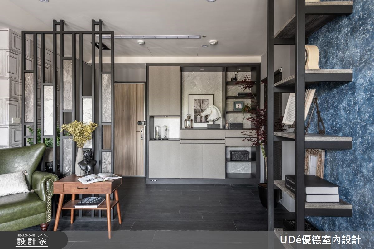 40坪新成屋(5年以下)＿混搭風玄關案例圖片＿優德室內設計 X 日金空間設計＿優德_純華【Simple but elegant】之3