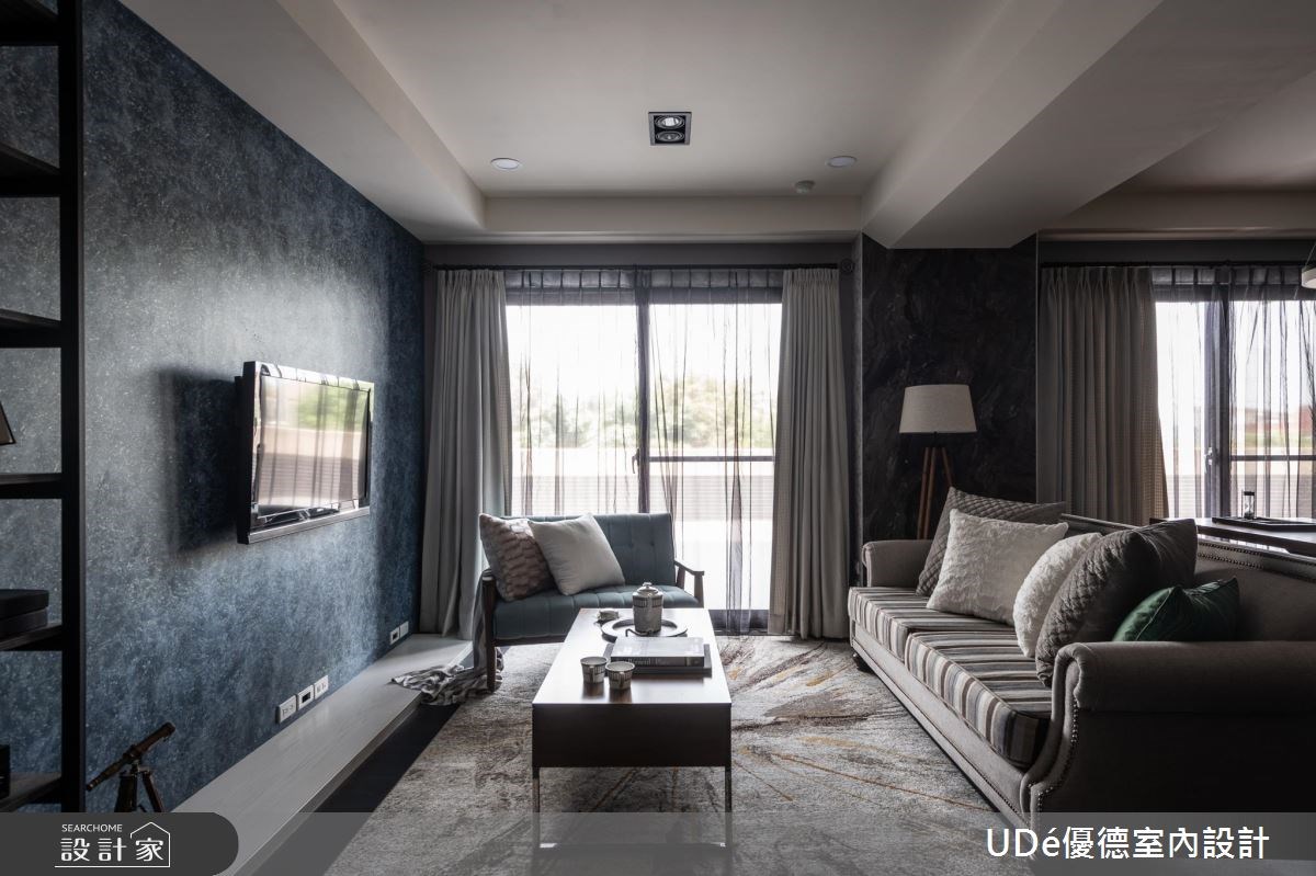 40坪新成屋(5年以下)＿混搭風客廳案例圖片＿優德室內設計 X 日金空間設計＿優德_純華【Simple but elegant】之7