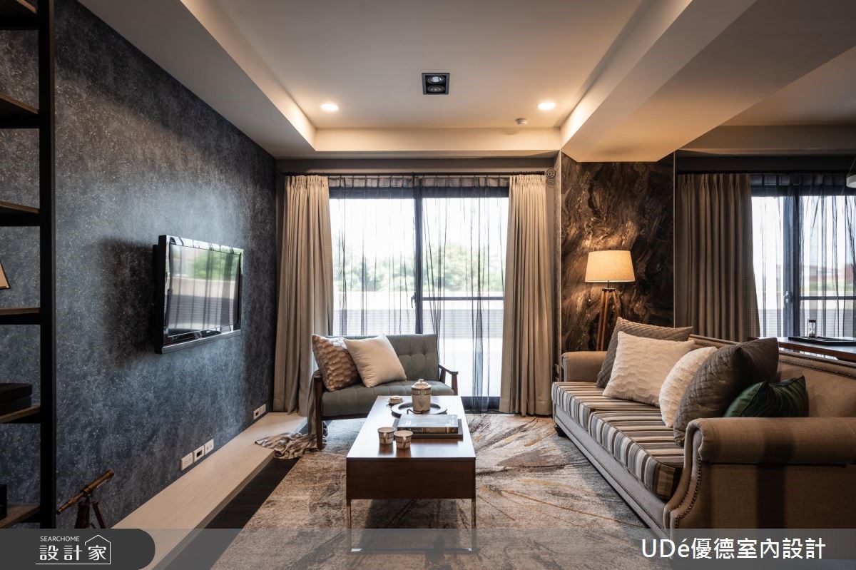 40坪新成屋(5年以下)＿混搭風客廳案例圖片＿優德室內設計 X 日金空間設計＿優德_純華【Simple but elegant】之8