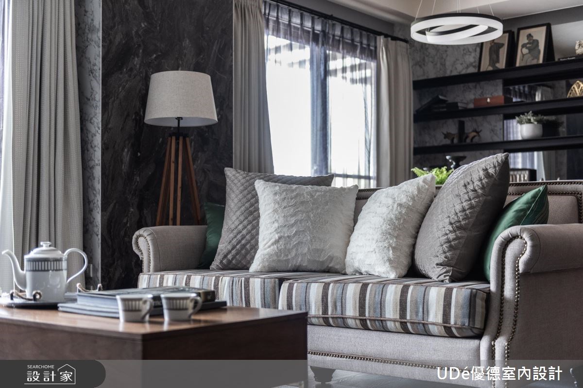 40坪新成屋(5年以下)＿混搭風客廳案例圖片＿優德室內設計 X 日金空間設計＿優德_純華【Simple but elegant】之10