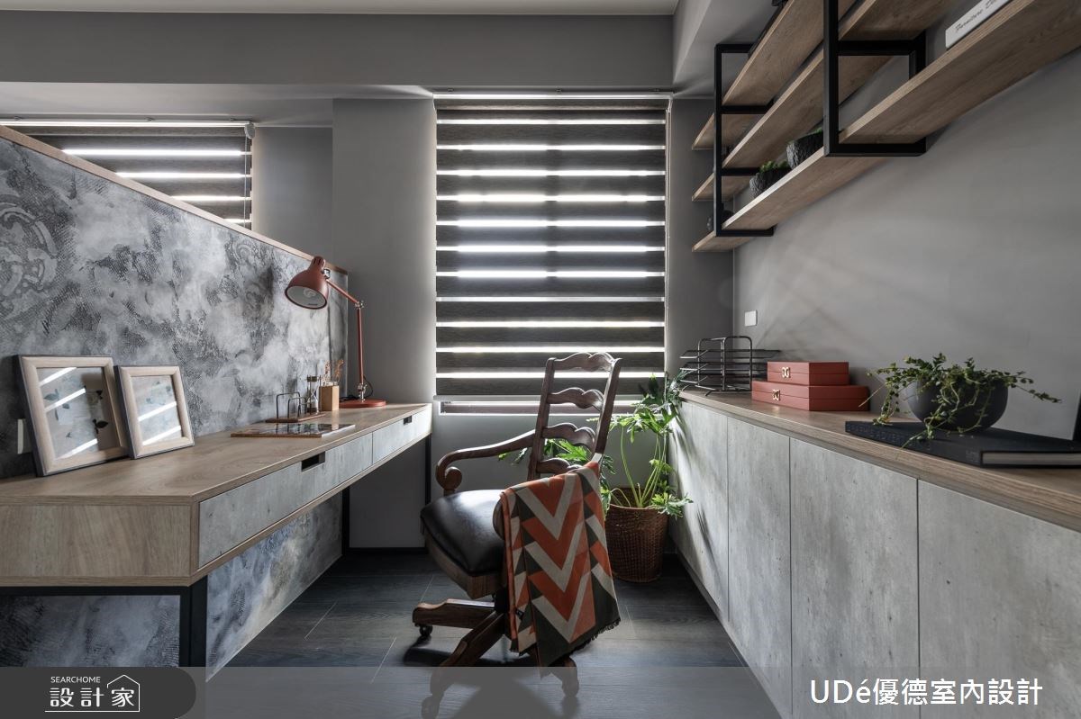 40坪新成屋(5年以下)＿混搭風臥室書房工作區案例圖片＿優德室內設計 X 日金空間設計＿優德_純華【Simple but elegant】之19