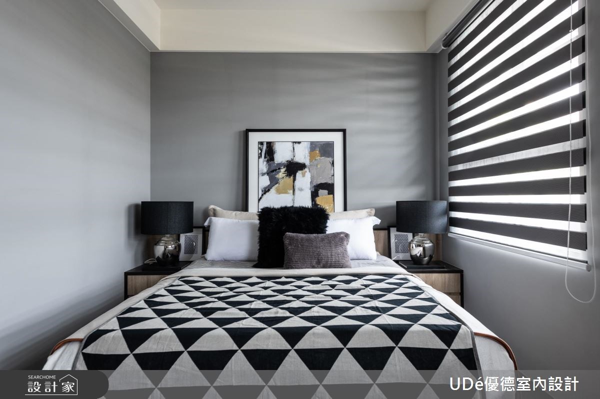 40坪新成屋(5年以下)＿混搭風臥室案例圖片＿優德室內設計 X 日金空間設計＿優德_純華【Simple but elegant】之22