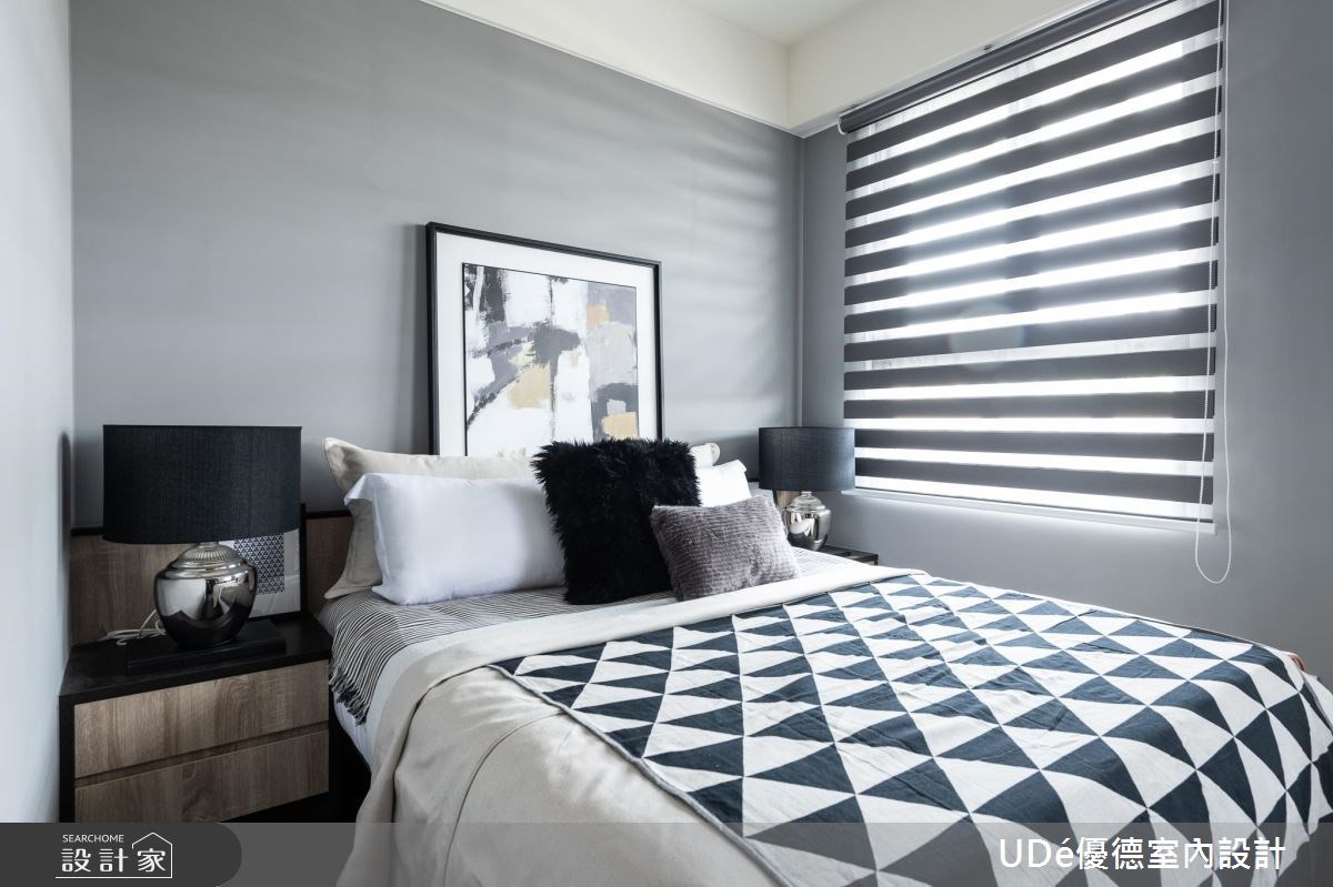 40坪新成屋(5年以下)＿混搭風臥室案例圖片＿優德室內設計 X 日金空間設計＿優德_純華【Simple but elegant】之23