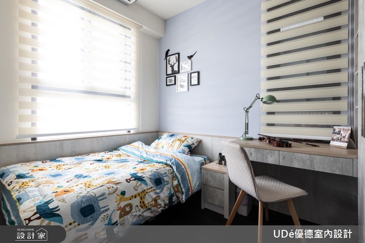 40坪新成屋(5年以下)＿混搭風書房兒童房兒童房案例圖片＿優德室內設計 X 日金空間設計＿優德_純華【Simple but elegant】之26