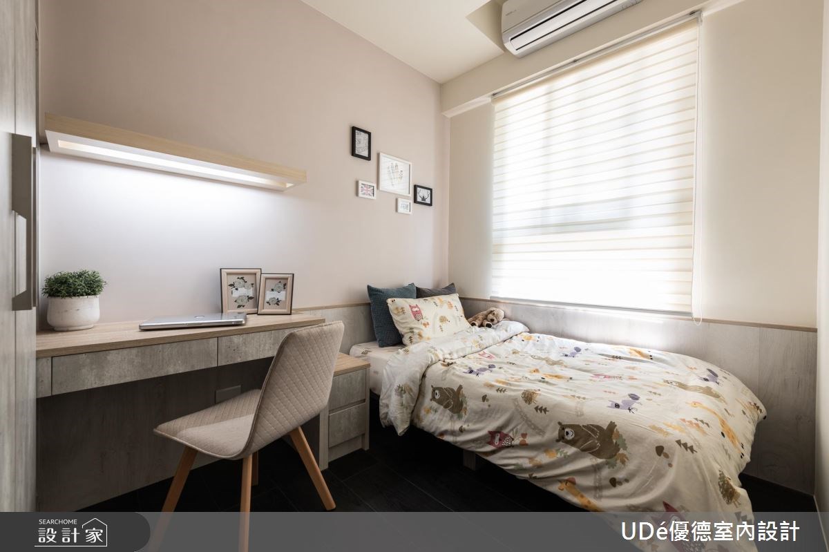 40坪新成屋(5年以下)＿混搭風書房兒童房兒童房案例圖片＿優德室內設計 X 日金空間設計＿優德_純華【Simple but elegant】之27