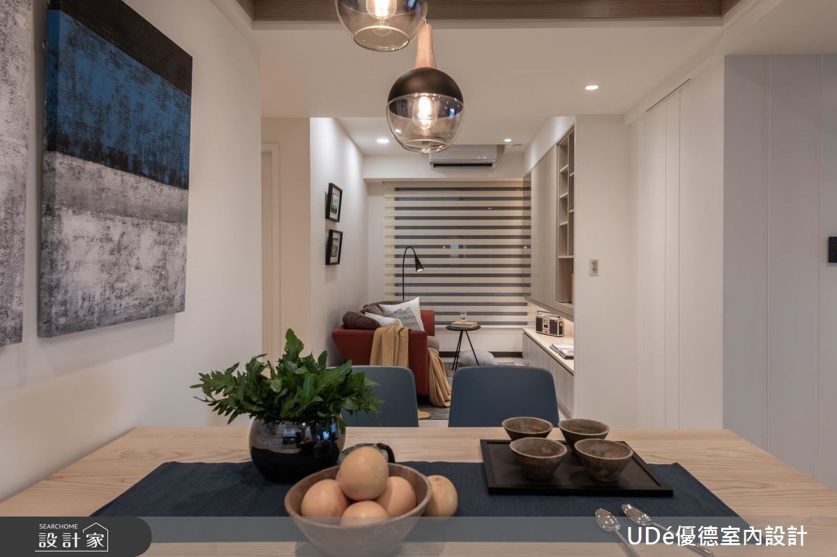 35坪新成屋(5年以下)＿混搭風餐廳書房案例圖片＿優德室內設計 X 日金空間設計＿優德_樸實．無華【Conflict】之17