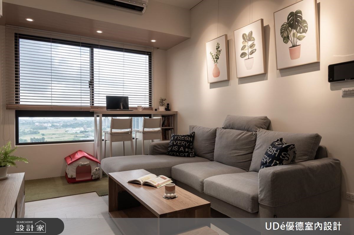 20坪新成屋(5年以下)＿北歐風客廳案例圖片＿優德室內設計 X 日金空間設計＿日金_靜憩【Repos Silencieux】之6