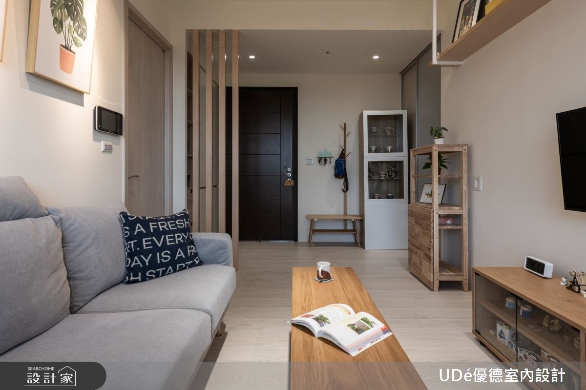 20坪新成屋(5年以下)＿北歐風客廳案例圖片＿優德室內設計 X 日金空間設計＿日金_靜憩【Repos Silencieux】之8