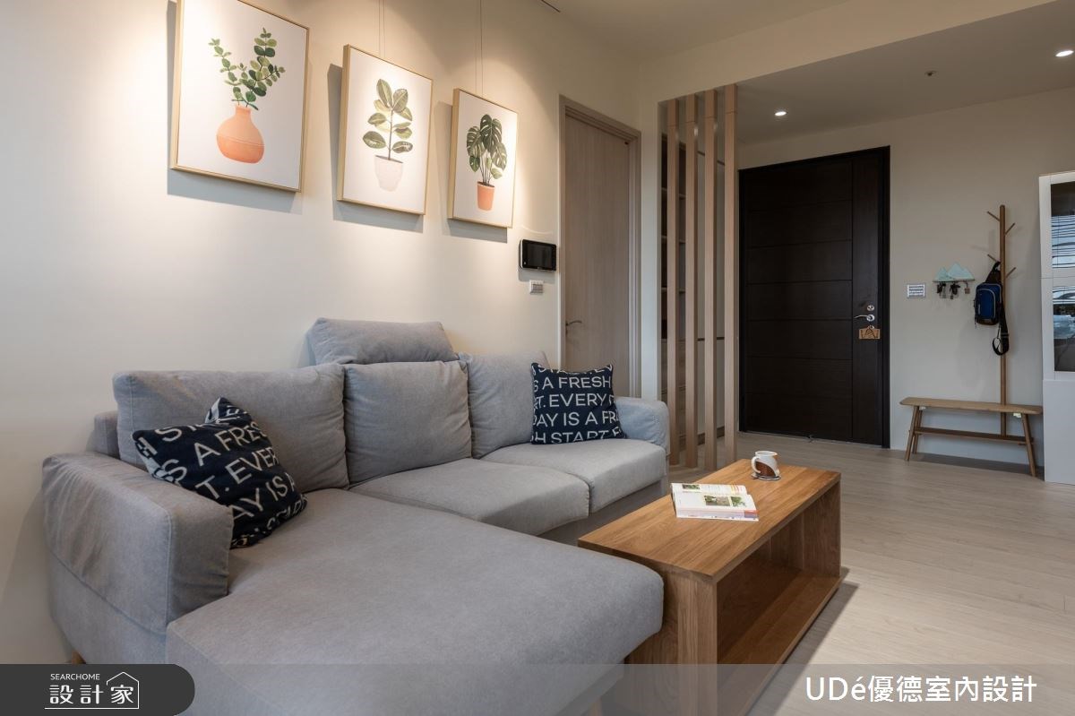 20坪新成屋(5年以下)＿北歐風客廳案例圖片＿優德室內設計 X 日金空間設計＿日金_靜憩【Repos Silencieux】之9