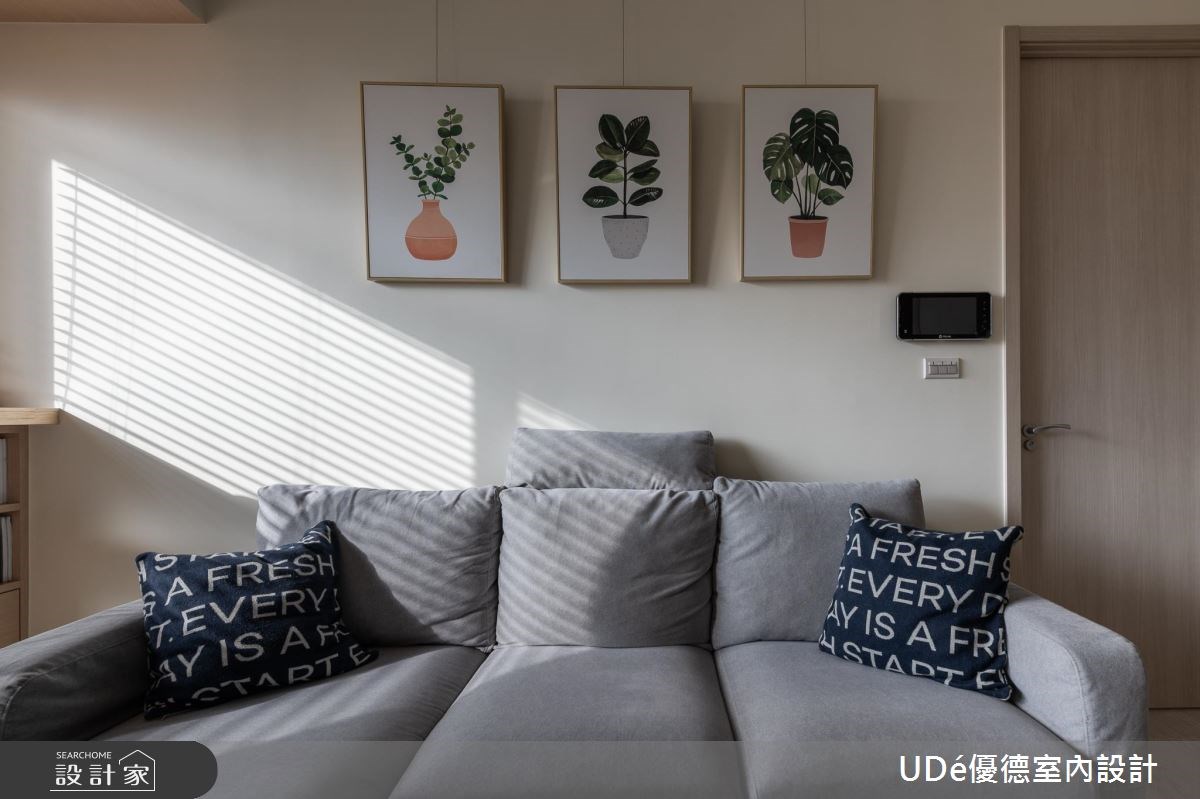 20坪新成屋(5年以下)＿北歐風客廳案例圖片＿優德室內設計 X 日金空間設計＿日金_靜憩【Repos Silencieux】之10