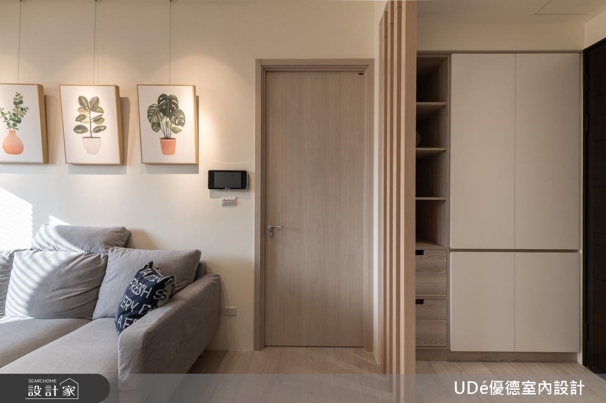 20坪新成屋(5年以下)＿北歐風客廳案例圖片＿優德室內設計 X 日金空間設計＿日金_靜憩【Repos Silencieux】之12