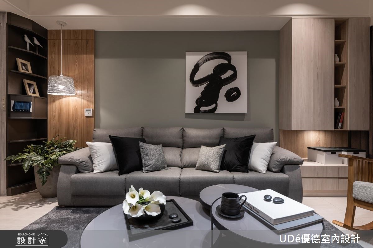 30坪新成屋(5年以下)＿混搭風客廳案例圖片＿優德室內設計 X 日金空間設計＿優德_禪【 MEDITATION】之6