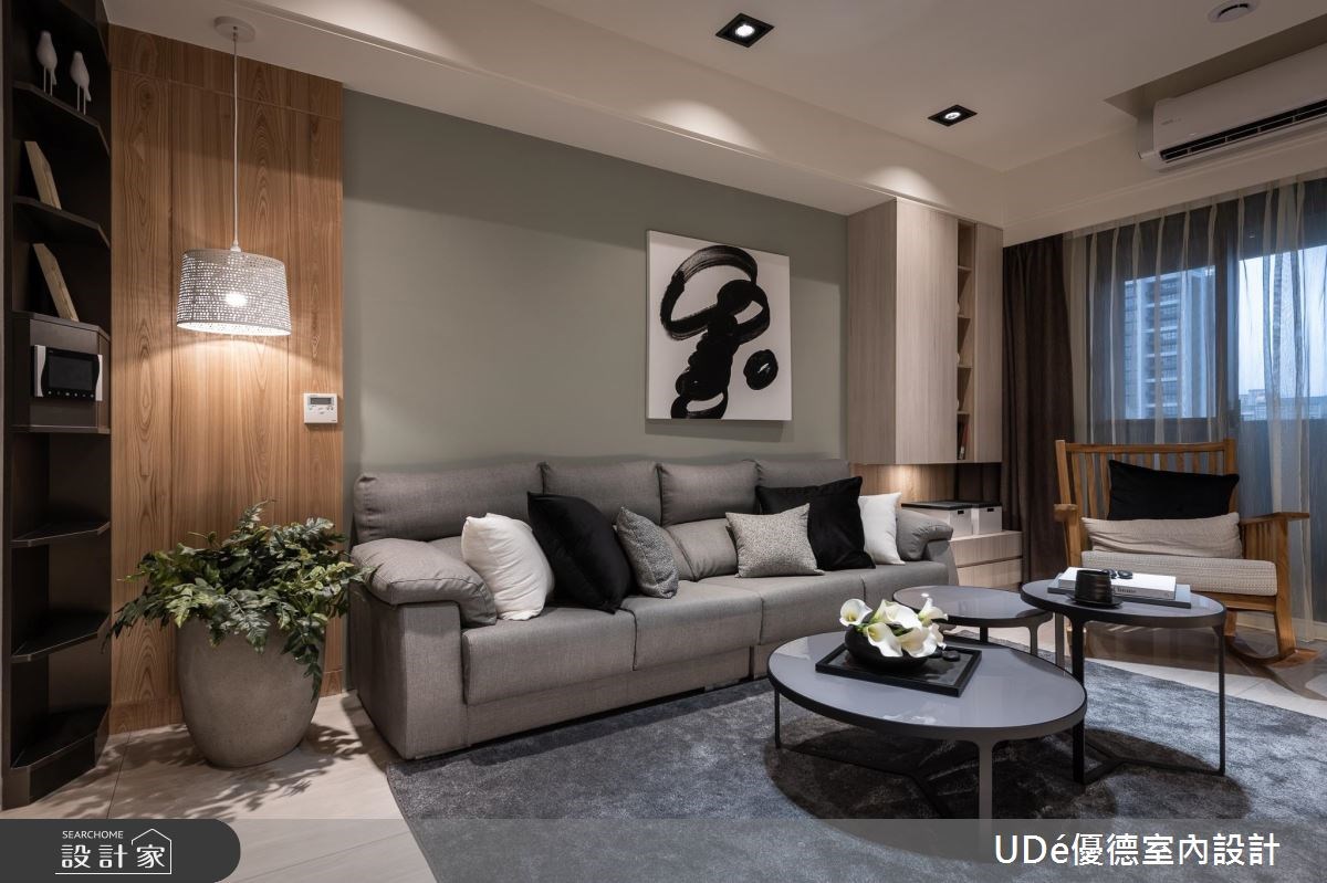 30坪新成屋(5年以下)＿混搭風客廳案例圖片＿優德室內設計 X 日金空間設計＿優德_禪【 MEDITATION】之7