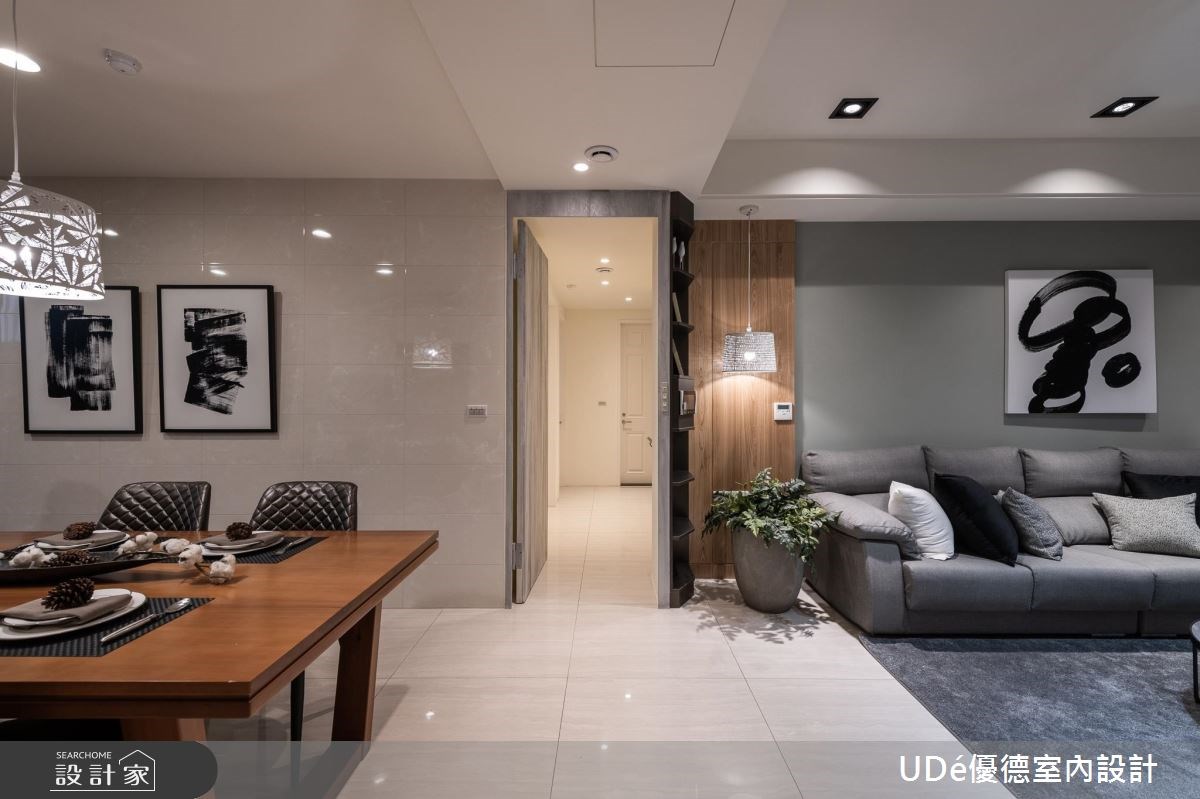 30坪新成屋(5年以下)＿混搭風客廳案例圖片＿優德室內設計 X 日金空間設計＿優德_禪【 MEDITATION】之9