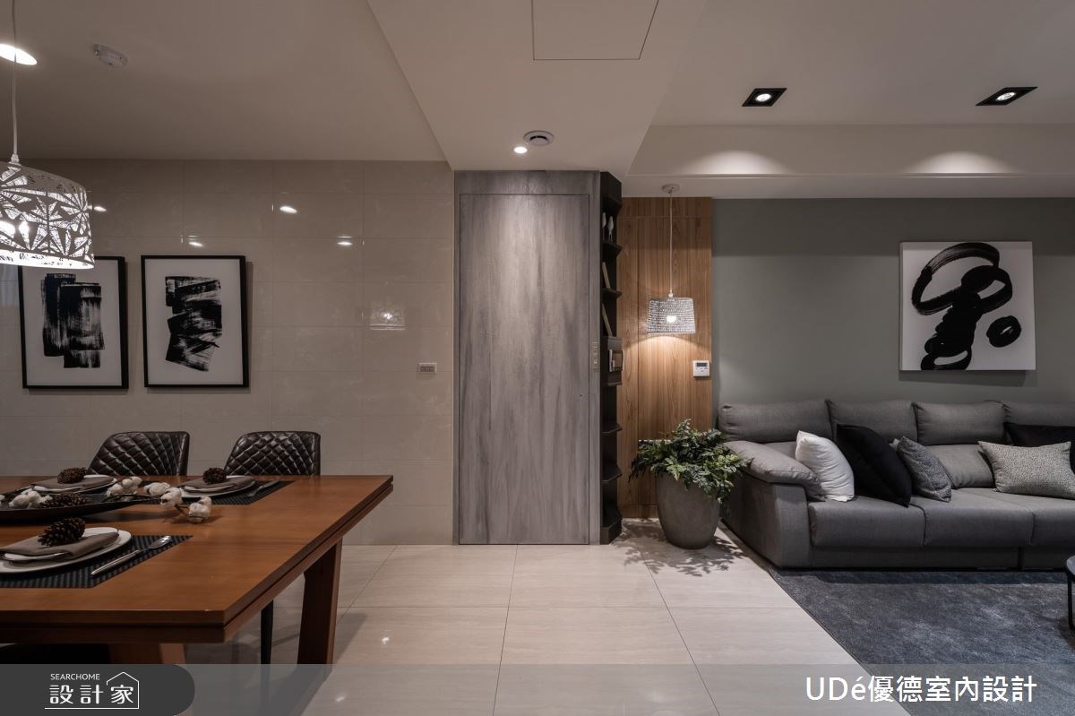 30坪新成屋(5年以下)＿混搭風客廳案例圖片＿優德室內設計 X 日金空間設計＿優德_禪【 MEDITATION】之10