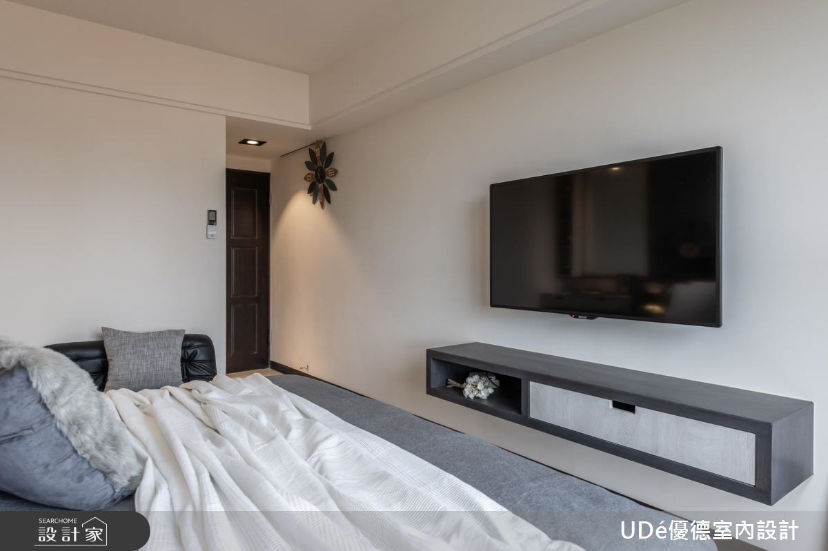 30坪新成屋(5年以下)＿現代風臥室案例圖片＿優德室內設計 X 日金空間設計＿日金_純粹【Purely】之13