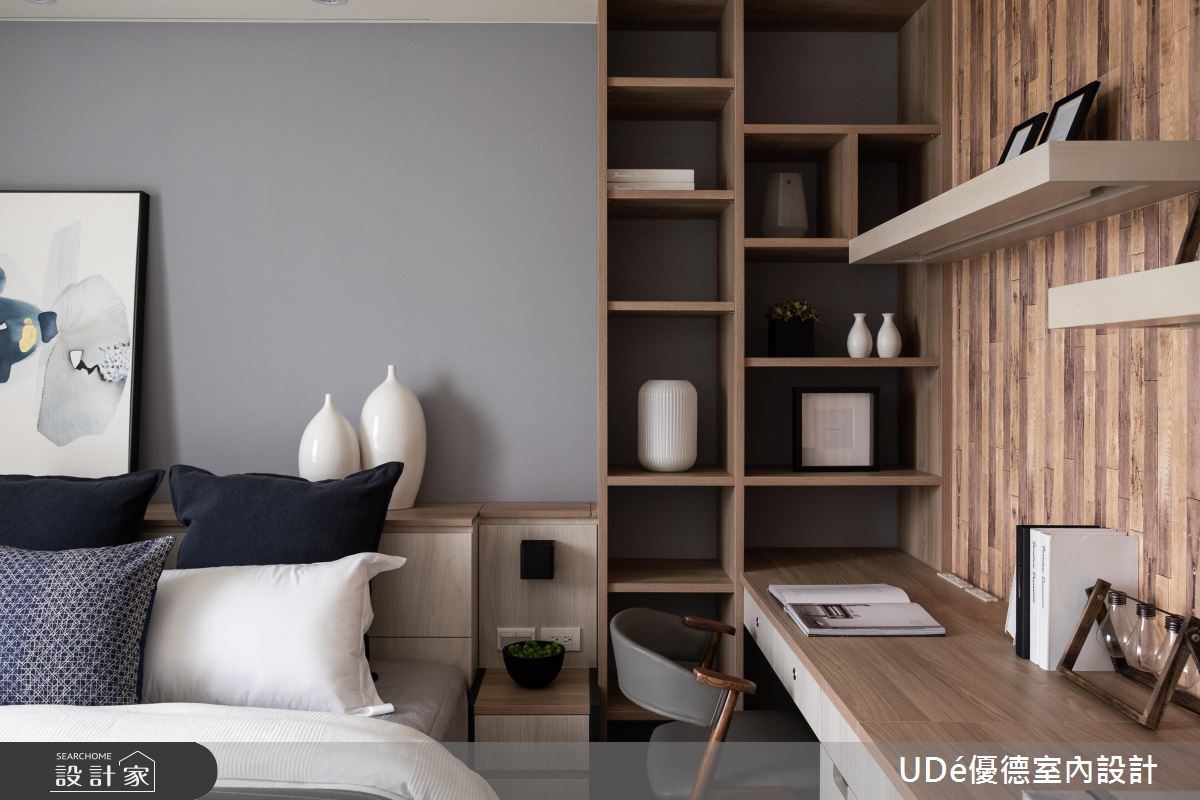40坪新成屋(5年以下)＿混搭風臥室案例圖片＿優德室內設計 X 日金空間設計＿優德_淳．睦【HONEST & HARMONY】之16