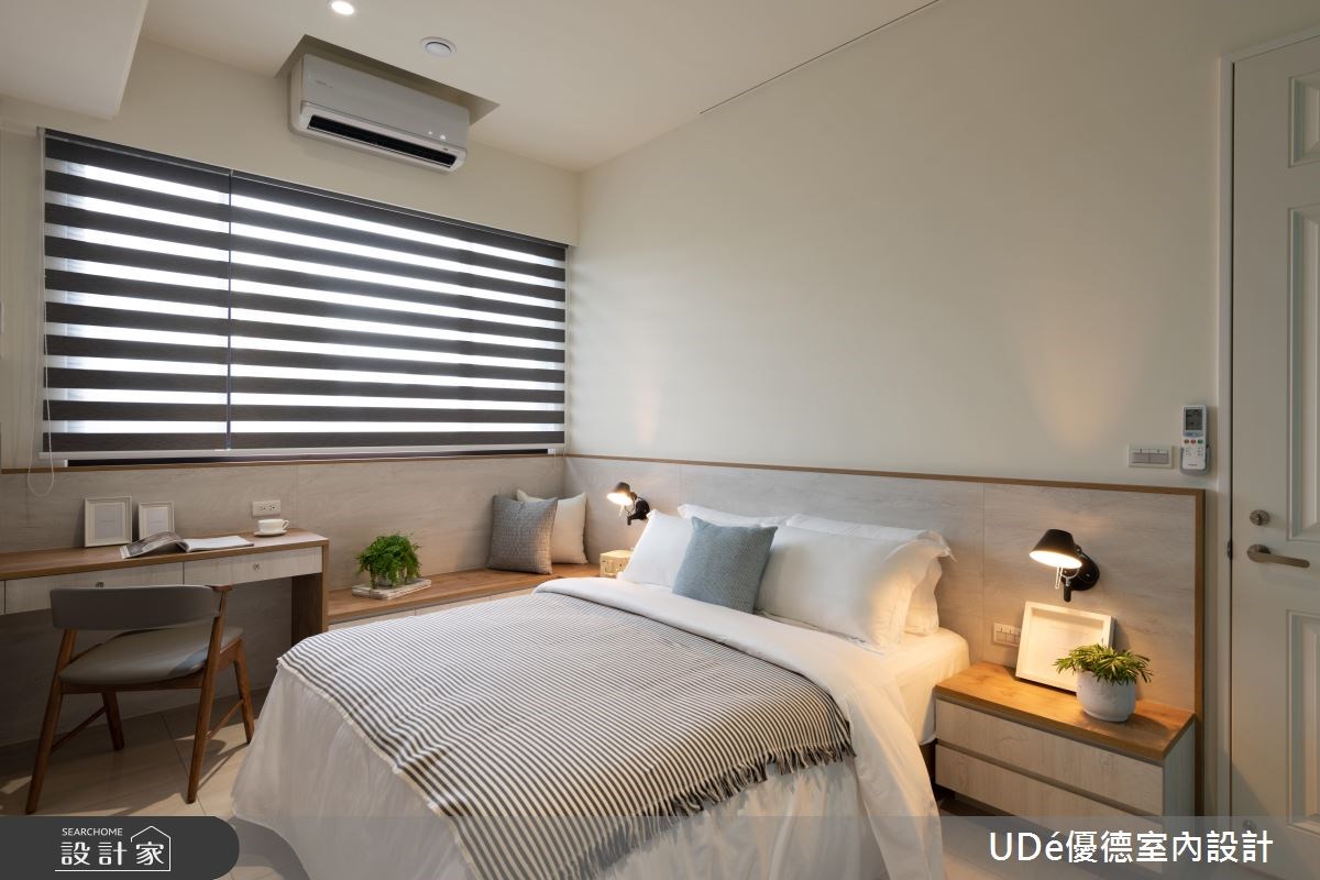 40坪新成屋(5年以下)＿混搭風臥室案例圖片＿優德室內設計 X 日金空間設計＿優德_淳．睦【HONEST & HARMONY】之18