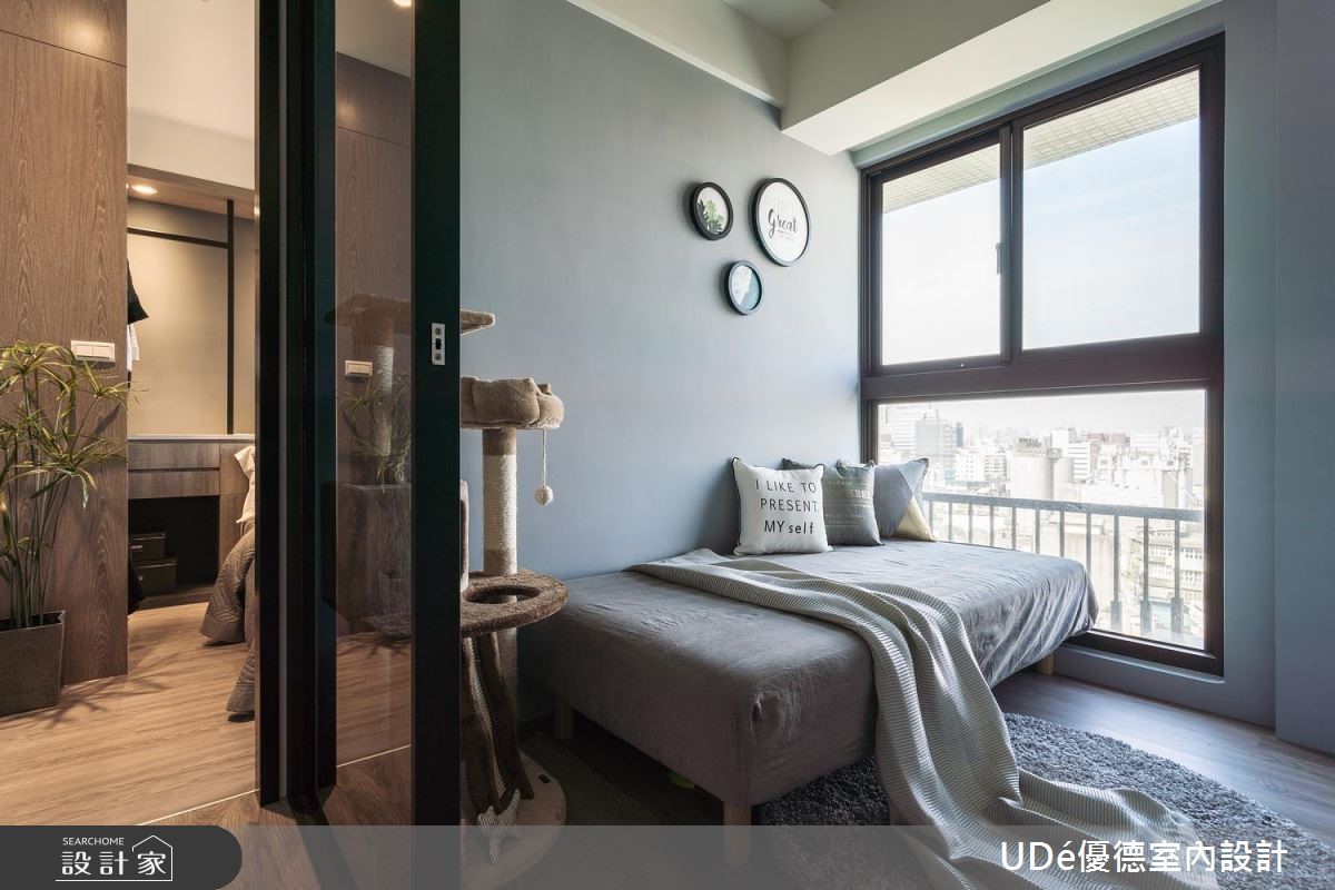 20坪新成屋(5年以下)＿工業風臥室案例圖片＿優德室內設計 X 日金空間設計＿日金_墨寓【Inkwell Residence】之14