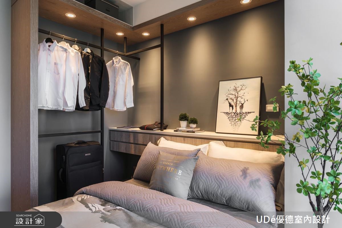 20坪新成屋(5年以下)＿工業風臥室案例圖片＿優德室內設計 X 日金空間設計＿日金_墨寓【Inkwell Residence】之13