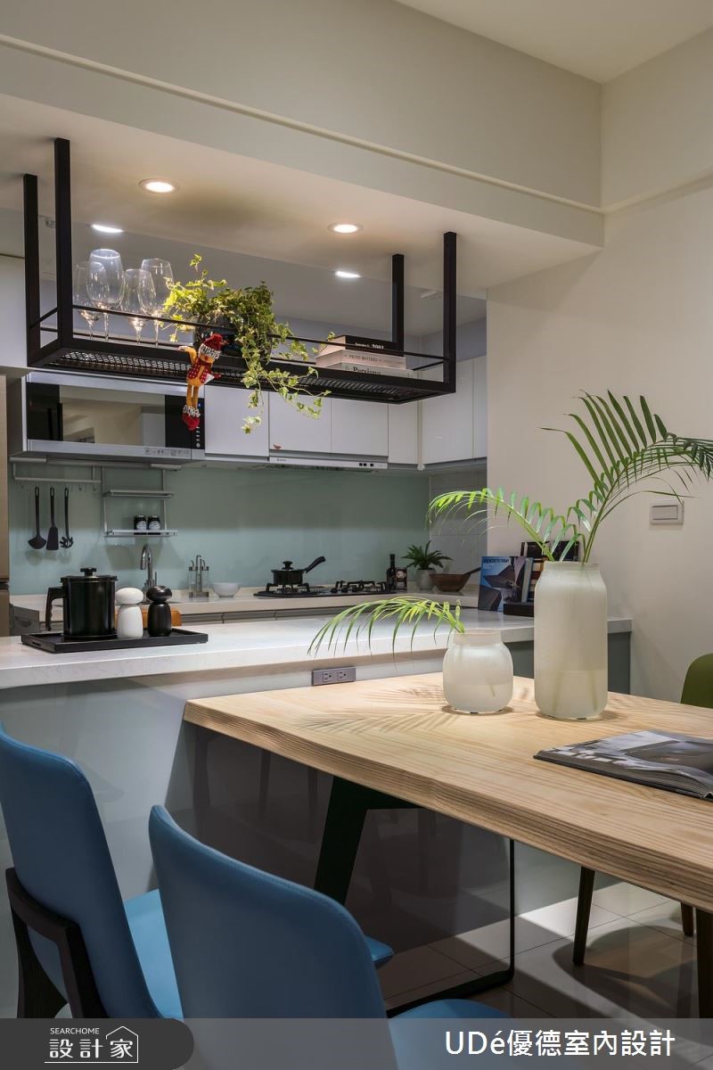 45坪中古屋(5~15年)＿混搭風餐廳案例圖片＿優德室內設計 X 日金空間設計＿優德_無隘悅居【Blue castle in the dream】之9