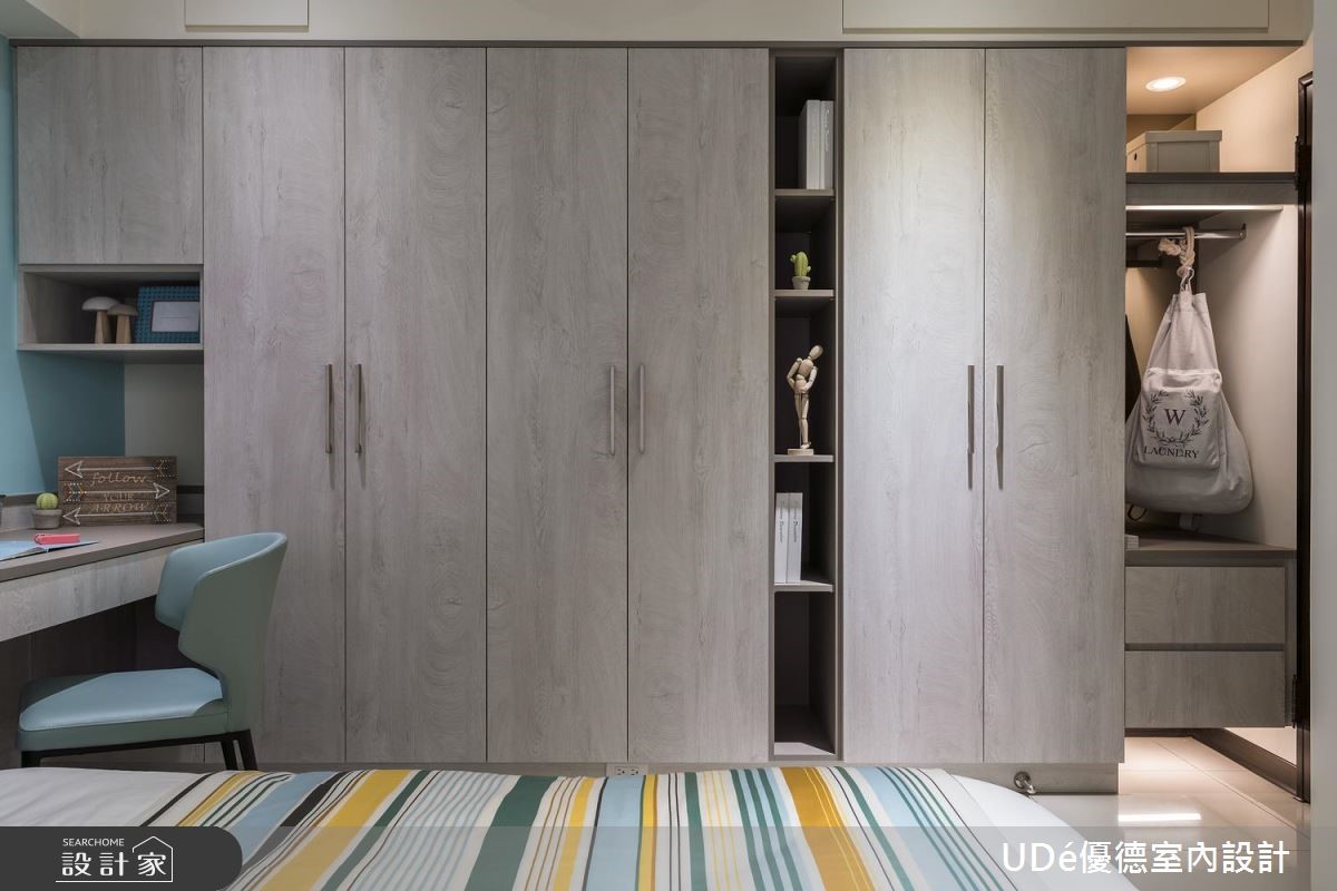 45坪中古屋(5~15年)＿混搭風臥室案例圖片＿優德室內設計 X 日金空間設計＿優德_無隘悅居【Blue castle in the dream】之18