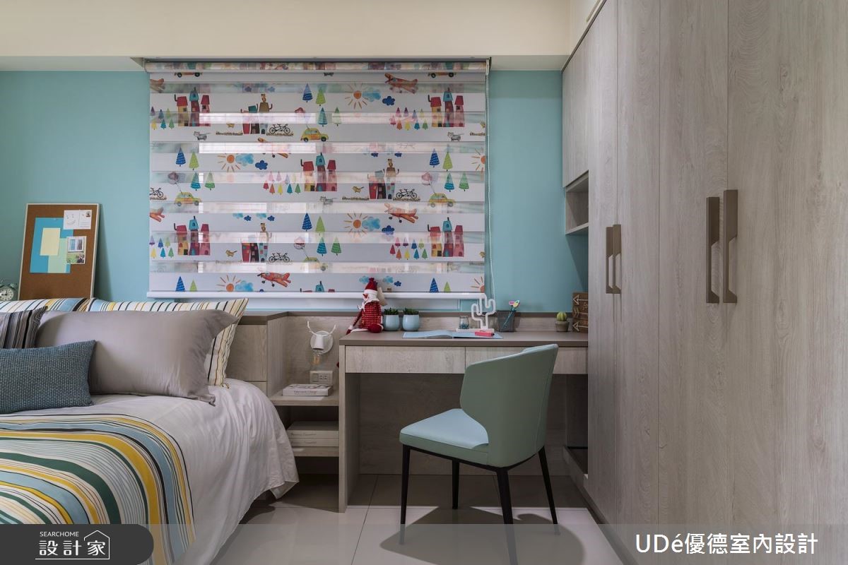 45坪中古屋(5~15年)＿混搭風臥室案例圖片＿優德室內設計 X 日金空間設計＿優德_無隘悅居【Blue castle in the dream】之16