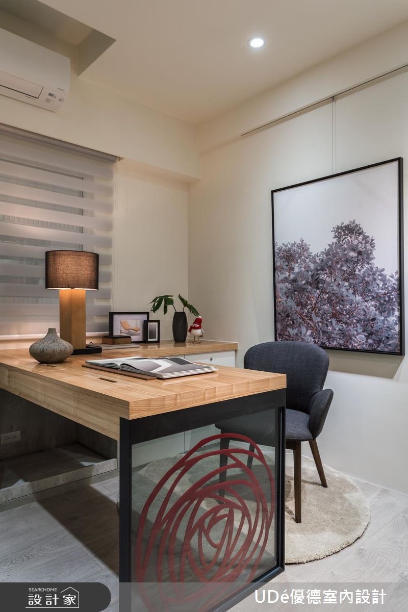 45坪中古屋(5~15年)＿混搭風工作區案例圖片＿優德室內設計 X 日金空間設計＿優德_無隘悅居【Blue castle in the dream】之20
