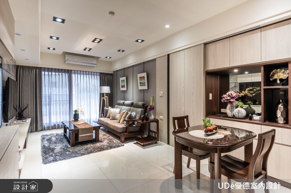 23坪新成屋(5年以下)＿混搭風客廳餐廳案例圖片＿優德室內設計 X 日金空間設計＿日金_蘊【Enriched】之3